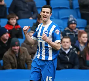 Bolton Wanderers 13FEB16 Prints: Brighton's Jamie Murphy Scores Thriller in Sky Bet Championship Clash vs