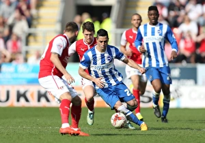 Rotherham United 06APR15 Prints: Brighton's Kayal in Action against Rotherham United (06APR15)