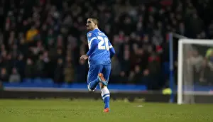 Nottingham Forest 07FEB15 Prints: Brighton's Kayal Scores Dramatic Goal Against Nottingham Forest (7 Feb 2015)