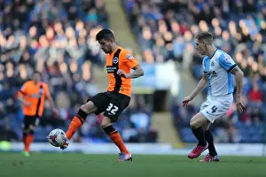 Blackburn Rovers 21MAR15 Prints: Brighton's Ledesma Fights for Possession Against Blackburn Rovers (21MAR15)