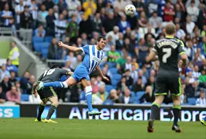 Brighton's Lewis Dunk in Action Against Middlesbrough (October 2014)