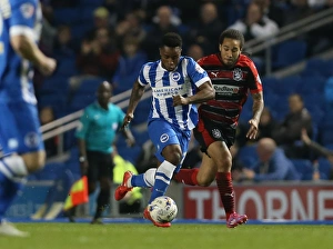 Huddersfield Town 14APR15 Prints: Brighton's LuaLua in Action: Brighton and Hove Albion vs