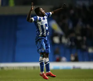 Derby County 03MAR15 Prints: Brighton's LuaLua Scores Thriller in Championship Clash vs