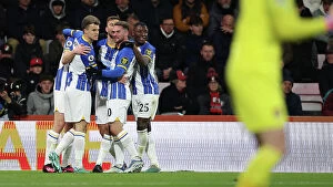 Images Dated 4th April 2023: Brighton's Midfield Triumvirate: March, Mac Allister, Caicedo Shine in AFC Bournemouth Clash