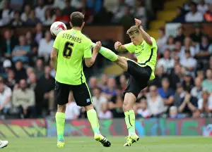 Fulham 15AUG15 Prints: Brighton's Solomon March Clears the Ball During Fulham Clash in Sky Bet Championship (15/08/2015)