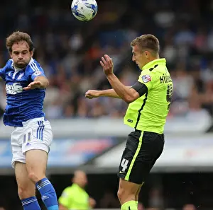Ipswich Town 29AUG15 Prints: Brighton's Uwe Huenemeier in Action against Ipswich Town during Sky Bet Championship Clash