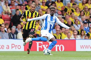 Brighton's Yves Bissouma in Action against Watford (11AUG18)