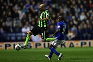 Images Dated 23rd October 2012: Bruno in Action: Brighton & Hove Albion vs. Burnley, Npower Championship