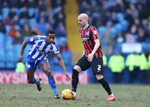 Sheffield Wednesday 14FEB15 Prints: Bruno Saltor of Brighton and Hove Albion in Action Against Sheffield Wednesday