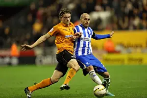 Wolves - 10-11-2012 Prints: Bruno Saltor Faces Off Against Wolverhampton Wanderers in Intense Championship Clash (November 10)