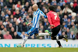 2013 Prints: Bruno Saltor: Intense Moment at Amex Stadium - Brighton & Hove Albion vs
