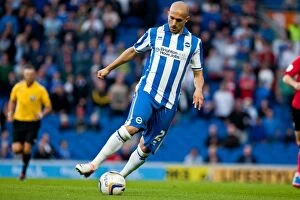 Images Dated 21st August 2012: Bruno vs Cardiff: Brighton & Hove Albion's Npower Championship Clash on August 21