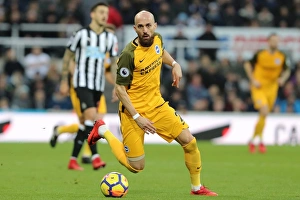 Newcastle United 30DEC17 Prints: Bruno's Defensive Battle: Newcastle United vs. Brighton and Hove Albion (30DEC17)