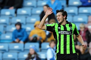 Huddersfield Town - 17-11-2012 Prints: Will Buckley Scores Brace: Brighton & Hove Albion Secure 2-1 Victory Over Wolves and Huddersfield Town in Championship