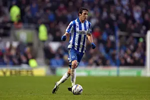 Derby County - 12-01-2013 Prints: Will Buckley's Electric Performance: Brighton & Hove Albion vs Derby County