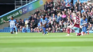 Black Lives Matter Prints: Burnley v Brighton and Hove Albion Premier League 13APR24