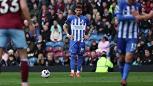 Awarded A Freekick Prints: Burnley v Brighton and Hove Albion Premier League 13APR24