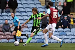Burnley - 06-04-12 Prints: Burnley vs. Brighton & Hove Albion: Craig Mackail-Smith Shoots in Npower Championship Match
