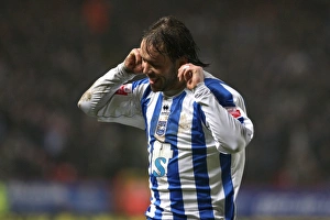 Charlton Athletic Collection: Calderon celebrates