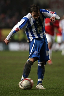 Images Dated 23rd February 2010: Calderon Shoots and scores