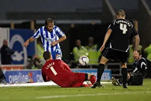 Ipswich Town - 02-10-2012 Prints: Calderon's Assist: Buckley Levels the Score for Brighton vs Ipswich in Npower Championship (October 2)