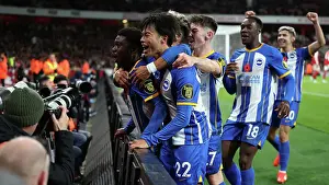 Carabao Cup Clash: Arsenal vs. Brighton & Hove Albion at Emirates Stadium (09NOV22)