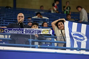 Images Dated 27th September 2023: Carabao Cup Showdown: Chelsea vs. Brighton and Hove Albion at Stamford Bridge (September 27, 2023)