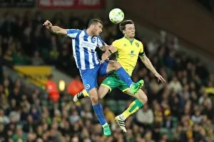 Images Dated 21st April 2017: Championship Clash: Brighton and Hove Albion vs. Norwich City at Carrow Road (21APR17)