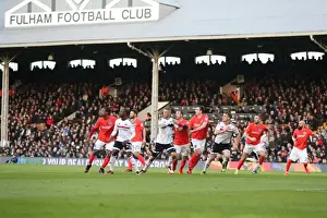 Panorama Prints: Championship Clash: Fulham vs. Brighton and Hove Albion at Craven Cottage (02.01.17)
