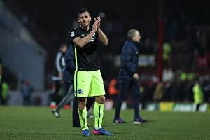 Images Dated 5th February 2017: Championship Showdown: Brentford vs. Brighton and Hove Albion at Griffin Park (05FEB17)
