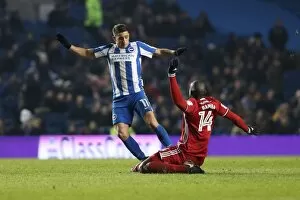 Images Dated 24th January 2017: Championship Showdown: Brighton & Hove Albion vs. Cardiff City (24th January 2017)