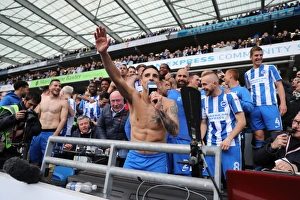 Wigan Athletic 17APR17 Prints: Championship Showdown: Brighton and Hove Albion vs