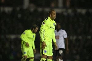 Images Dated 12th December 2015: Championship Showdown: Derby County vs. Brighton & Hove Albion at iPro Stadium (12DEC15)