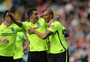 Images Dated 17th October 2015: Championship Showdown: Leeds United vs. Brighton & Hove Albion at Elland Road (17th October 2015)