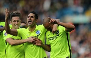 Images Dated 17th October 2015: Championship Showdown: Leeds United vs. Brighton & Hove Albion at Elland Road (17th October 2015)
