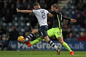 Images Dated 14th January 2017: Championship Showdown: Preston North End vs Brighton and Hove Albion at Deepdale (14Jan17)