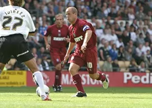 Charlie Oatway in action against Derby County (2005 / 06)