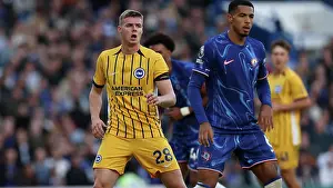 Jostles For Position Prints: Chelsea v Brighton and Hove Albion Premier League 28SEP24