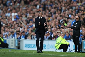 Bristol City 29APR17 Prints: Chris Hughton in Action: Brighton and Hove Albion vs