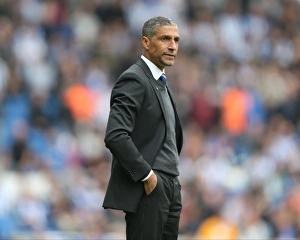 Watford 25APR15 Prints: Chris Hughton Focused: Brighton and Hove Albion vs