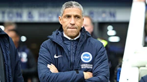 Bournemouth 13APR19 Collection: Chris Hughton Guides Brighton and Hove Albion in Premier League Battle against Bournemouth (13APR19)