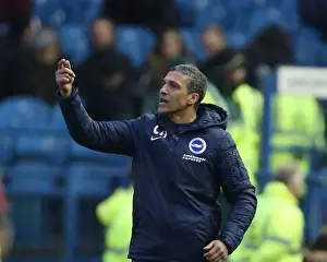 Sheffield Wednesday 14FEB15 Prints: Chris Hughton Guides Brighton and Hove Albion at Sheffield Wednesday