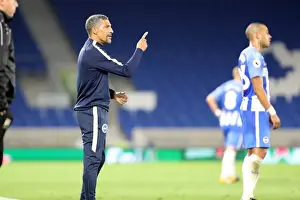 Barnet 22AUG17 Prints: Chris Hughton Leads Brighton and Hove Albion Against Barnet in EFL Cup Clash (22AUG17)