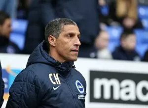 Images Dated 28th February 2015: Chris Hughton Leads Brighton and Hove Albion Against Bolton Wanderers, February 2015