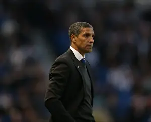 Huddersfield Town 14APR15 Prints: Chris Hughton Leads Brighton and Hove Albion Against Huddersfield Town, 14APR15