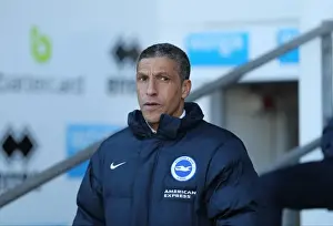 Blackpool 31JAN15 Prints: Chris Hughton Leads Brighton and Hove Albion in Intense Sky Bet Championship Clash at Blackpool (31Jan15)