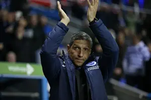 Reading 10MAR15 Prints: Chris Hughton Leads Brighton and Hove Albion in Reading Championship Clash