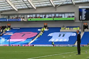 Hull City 12SEP15 Prints: Chris Hughton Pays Tribute: Brighton and Hove Albion vs
