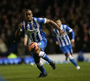 Chris O'Grady in Action: Brighton & Hove Albion vs Arsenal FA Cup Clash (25Jan15)