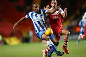 Charlton Athletic 10JAN15 Prints: Chris O'Grady's Intense Clash: Charlton Athletic vs